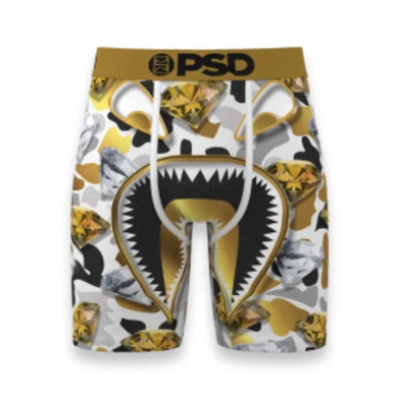 PSD 3 Pack Core Standard Boxer Briefs Underwear Warface Gold Sz Medium/Large NEW - Picture 4 of 4